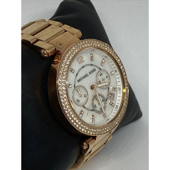 Michael Kors Parker MK5491 Womens Stainless Steel Analog Dial Quartz Watch WO318 - Picture 5 of 12